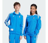 Veste de survêtement Real Madrid Terrace Icons Enfants Blue Bird / White 13-14A