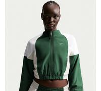 Veste de survêtement rétrécie Nike pour femme Fir/Blanc/Light Bone/Sail S (FR 38-40)