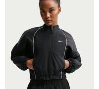 Veste de survêtement rétrécie Nike pour femme Noir/Noir/Noir/Sail L (FR 46-48)