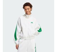 Veste de survêtement Stadium White / Green 2XS