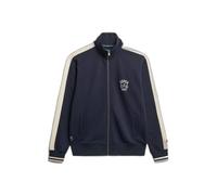 Superdry & Co Veste de survêtement 'Athletic Club' marine / blanc cassé, Taille S