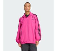 Veste de survêtement toile oversize Teamgeist Adicolor Semi Lucid Fuchsia / Black XS