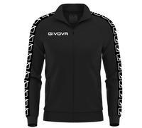 Veste de survÃªtement tricot Ã bande Givova Noir S
