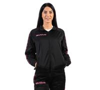 Veste de survêtement tricot à bande Givova Noir XL