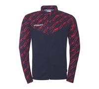 uhlsport Football Progressive 28 Poly Veste d'entraînement pour homme, veste de sport, sweat-shirt sans capuche avec col montant et poches zippées