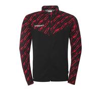 uhlsport Football Progressive 28 Poly Veste d'entraînement pour homme, veste de sport, sweat-shirt sans capuche avec col montant et poches zippées