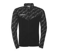 uhlsport Football Progressive 28 Poly Veste d'entraînement pour homme, veste de sport, sweat-shirt sans capuche avec col montant et poches zippées