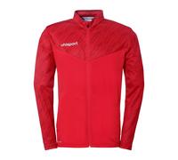 uhlsport Football Progressive 28 Poly Veste d'entraînement pour homme, veste de sport, sweat-shirt sans capuche avec col montant et poches zippées