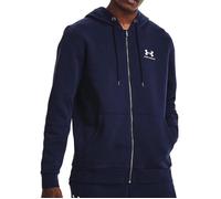 Veste de survêtement - Under Armour - Essential Fleece FZ Hood - Bleu - Coton - Capuche ajustable S