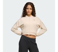 VESTE DE SURVÊTEMENT ZIP INTÉGRAL 3 BANDES FUTURE ICONS Crystal Linen / Trace Khaki 11-12A