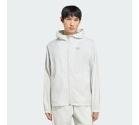 Tech Trefoil Essentials Hooded Full Zip Track Top gris M