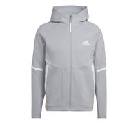 Veste de survêtement zippé adidas Designed for Gameday Argenté XS