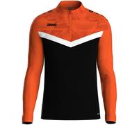JAKO Sweat de sport orange / noir / blanc, Taille 128
