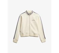 Superdry Essential Logo Track Full Zip Sweatshirt Blanc M Femme