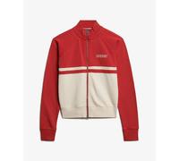 Superdry Ath Ess Through Track Tracksuit Jacket Rouge S Femme