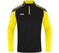 JAKO Sweat zippé Performance F808 Performances optimales Mixte Noir/Jaune doux S