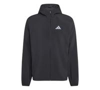 Veste de survêtement zippée à capuche adidas Essentials Gris L