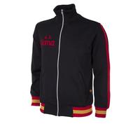 Veste de survêtement zippée AS Roma 1977/1978 Noir S Male