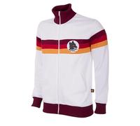 Veste de survêtement zippée AS Roma 1981/1982 Blanc M Male