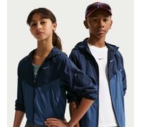 Veste de training déperlante anti-UV Nike Stride pour enfant Midnight Navy/Mystic Navy L