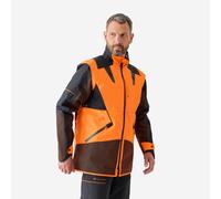 Veste de traque chasse ultra-résistante modulable Supertrack 1200 homme fluo