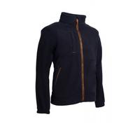 Veste de travail 100% polaire noir et orange KOALA L Coverguard