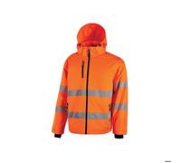 Veste de travail à capuche U-Power Imai - orange fluo XXXXL