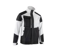 Veste de travail bicolore LMA OPAQUE - Blanc / Gris S