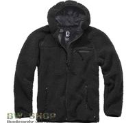 Brandit Veste Teddyfleece Worker Noir Taille 3XL Homme