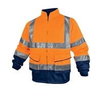 VESTE DE TRAVAIL DELTA PLUS HAUTE VISIBILITÉ PANOSTYLE EN POLYESTER / COTON ORANGE FLUO - PHVE2OM0