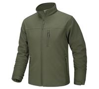 Veste de travail d'hiver imperméable doublée en polaire avec fermeture éclair intégrale, Army En8, 3XL