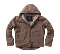 Veste De Travail En Tissu Doublée En SHERPA Marron Frontière Taille M