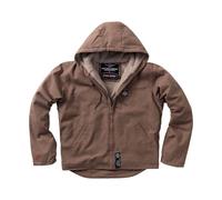 Veste De Travail En Toile Doublée En SHERPA WCC Marron Frontière Taille S