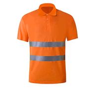Veste de Travail Homme/Femme Haute Visibilité Vetement de Travail Réfléchissante Tshirt de Chantier Haut de Sécurité Sauvetage Chemise de Cyclisme Tee Shirt Ete Polo Homme Manches Courtes Blouse