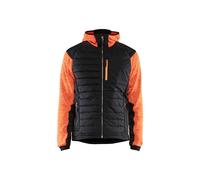 Veste de travail hybride avec rembourrage thermo Blaklader Orange / Noir M