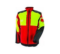 Veste de travail rouge INFINITY en stretch avec manches amovibles - SOLIDUR - INVERE-L Rouge G