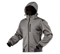 Veste de travail softshell avec capuche amovible, taille XL