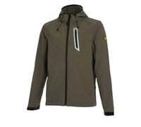 Veste de travail softshell coupe vent stretch à capuche Diadora SAIL Vert XL