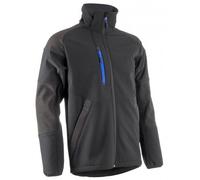 Veste de travail softshell noir YUKI II - avec capuche amovible - T M Coverguard