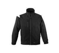 Coverguard Workwear Veste de travail softshell YANG 2 en 1 Noir TXL