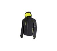 veste de travail space softshell impermeable black carbon de s - U-power