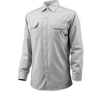 Veste de travail VEVOR FR pour hommes, veste de soudeur ignifugée, chemise de soudeur en coton résistant à la chaleur et lavable en machine, conforme à l'évaluation de l'arc électrique ATPV 9,2 cal/cm