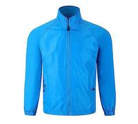Veste de vélo pour homme respirante ultra légère Protection UV Vêtements de sport Coupe-vent Imperméable Manches longues Avec veste de cyclisme réfléchissante Course Randonnée Alpinisme Cyclisme, A