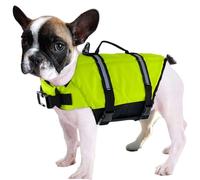 Veste de Vie pour Chien - Chiot Life Preserver - Gilet Flottant pour Chien - Activités Haute visibilité Tombe - Maillot de Bain avec poignées pour Toutes Les Races de Chien de Poids Moyen