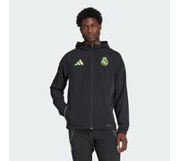 Veste de voyage Real Madrid Tiro 25 Pro Vis Tech Black / Lucid Lemon M