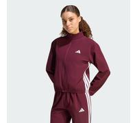 Veste d'échauffement toile 3 bandes Train Essentials Maroon / White ST