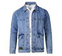 Veste Décontractée Homme Vestes avec Boutons Blousons Jean Délavé Vintage Jackets Tenue Rétro légante Manteaus Printemps Léger Cardigans Velours Intérieur pour Sortie Weekend