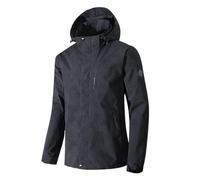Veste décontractée pour Homme Sport Coupe-Vent léger avec Poches Mode Urbaine extérieur Printemps Automne Confortable Respirant Parfait Quotidien Sortie (Grey, XXXXXL)