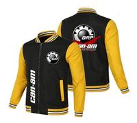 Veste Demi-Saison Fermeture Éclair C.a.n-a.m, Blousons Printemps Automne Beau, Coupe-Vent Décontracté avec Poche, Affaires(Multicolor 2,XXL)
