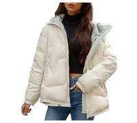 Veste demi-saison pour femme, doudoune fine pour femme, veste matelassée chaude, parka d'hiver, manteau d'hiver ample, col montant, vestes de voyage, doudoune rembourrée